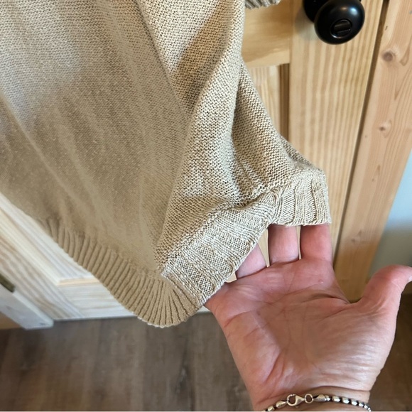 J. Jill Cotton Knit Pleat Back Sweater. Size XL. - Picture 6 of 11